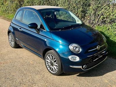 Second-hand Fiat 500C Lounge 69 CP (50 kW) 2016 Albastru Cabrio