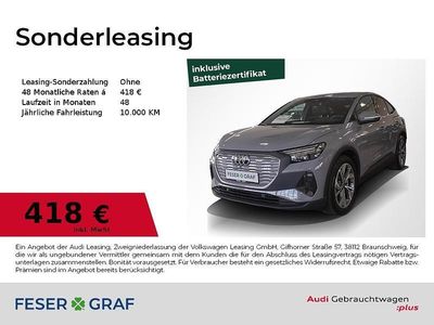 Gebraucht 2025 Audi Q4 Sportback e-tron SUV | 45.190 € (Guter Preis)