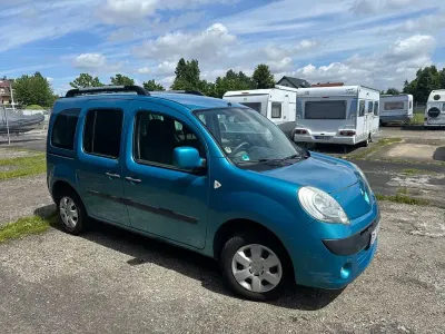 Gebraucht Renault Kangoo Expression 106 PS (77 kW) 2009 Blau Van / Kleinbus
