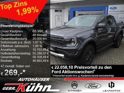 Grau Neu 2025 Ford Ranger Raptor Abholung | 65.990 € (Guter Preis)