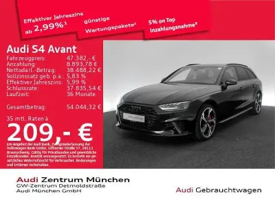 Gebraucht Audi S4 Competition 341 PS (250 kW) 2024 Mythosschwarz metallic Kombi