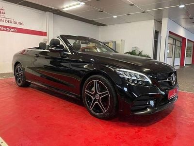 Gebraucht Mercedes C180 AMG line 156 PS (114 kW) 2018 Obsidianschwarz Cabrio