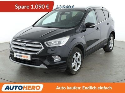 Gebraucht Ford Kuga Titanium 150 PS (110 kW) 2019 Schwarz SUV