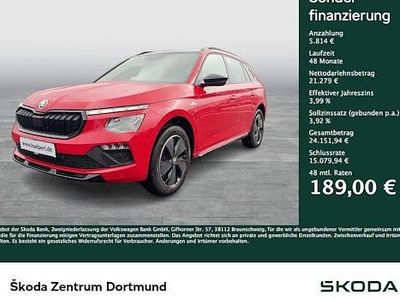 Gebraucht Skoda Kamiq Monte Carlo 116 PS (85 kW) 2025 Rot SUV