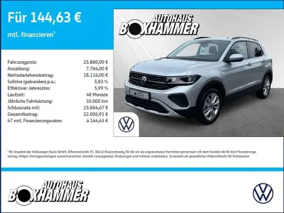 Brugt VW T-Cross Life 116 HK (85 kW) 2025 Sølv SUV