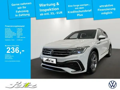 Gebraucht VW Tiguan R-line 150 PS (110 kW) 2023 Weiß SUV