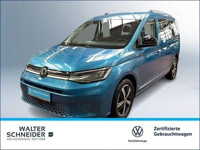 Gebraucht VW Caddy Maxi Style 122 PS (89 kW) 2023 Blau Van / Kleinbus