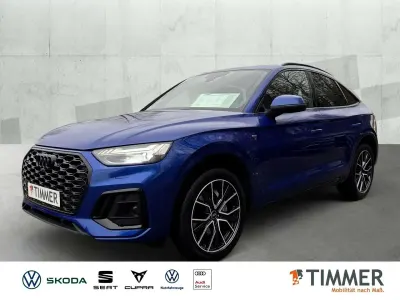 Usata Audi Q5 Sportback S-Line 204 CV (150 kW) 2022 Blu SUV