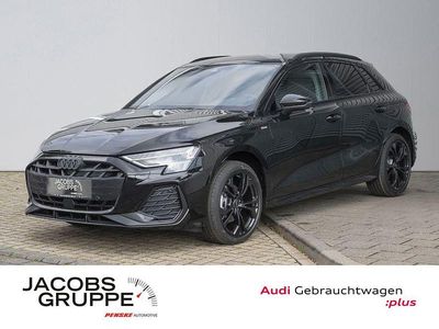 Mythosschwarz metallic Gebraucht 2025 Audi A3 S-Line Limousine | 41.480 € (Fairer Preis)