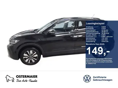 Gebraucht VW T-Cross Goal 95 PS (69 kW) 2025 Schwarz SUV