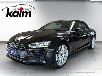 Gebraucht Audi A5 Cabriolet S-Line 190 PS (139 kW) 2020 Mythosschwarz metallic Cabrio