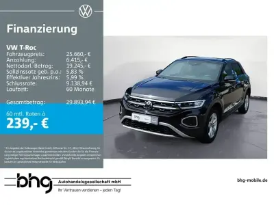 Gebraucht VW T-Roc Style 150 PS (110 kW) 2022 Schwarz SUV
