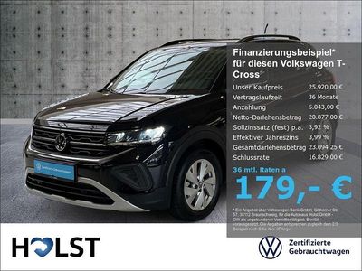 gebraucht VW T-Cross - 1.0TSI DSG Life IQ.DRIVE AHK GJR ACC RüFaKa