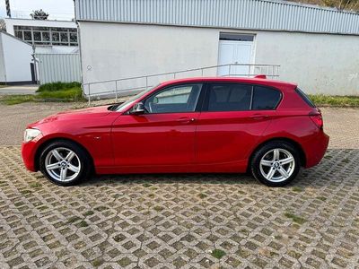 Usata BMW 118 Sport Line 143 CV (105 kW) 2012 Rosso Utilitaria