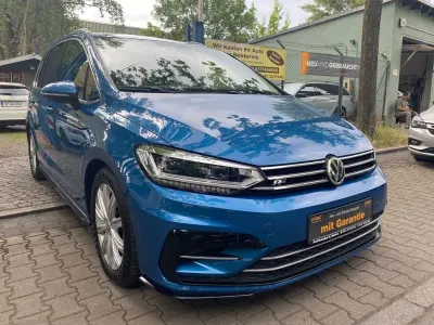 Gebraucht VW Touran Highline 179 PS (131 kW) 2017 Blau Van / Kleinbus
