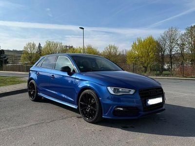 Second-hand Audi A3 S-Line 150 CP (110 kW) 2016 Albastru Berlinǎ