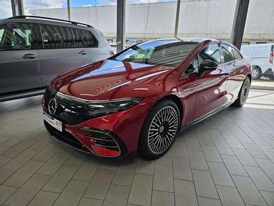 Hyacinthrot metalliclack Gebraucht 2023 Mercedes EQS580 AMG line Limousine | 189.500 €