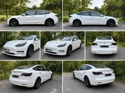 Gebraucht Tesla Model 3 Long Range AWD 366 kW (498 PS) 2021 Weiß Limousine