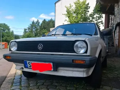 Gebraucht VW Polo 54 PS (39 kW) 1988 Weiß Kleinwagen