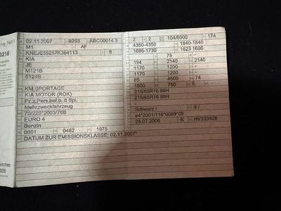 Second-hand Kia Sportage 141 CP (103 kW) 2007 Negru SUV