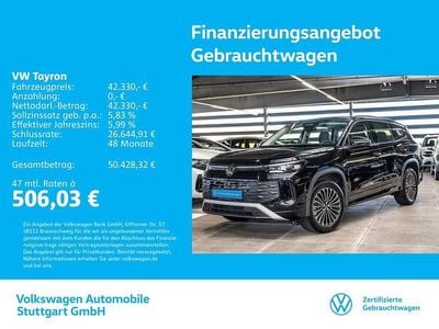 Grenadillschwarz metallic Gebraucht 2025 VW Tayron Life SUV | 42.330 € (Superpreis)