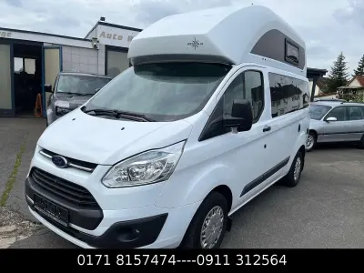 Gebraucht Ford Transit Custom Nugget 125 PS (91 kW) 2014 Weiß Van / Kleinbus