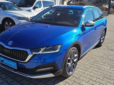 Gebraucht Skoda Octavia Scout 4x4 200 PS (147 kW) 2021 Blau Kombi
