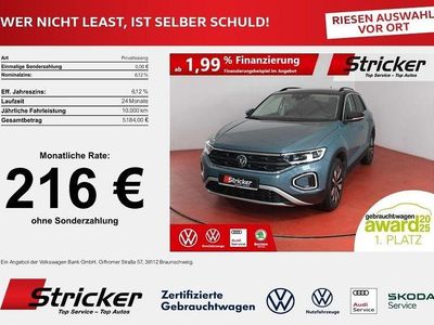 Second-hand VW T-Roc Goal 150 CP (110 kW) 2025 Albastru SUV