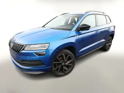 Gebraucht Skoda Karoq SportLine 150 PS (110 kW) 2020 Raceblau metallic SUV