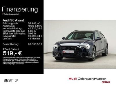 Gebraucht Audi S6 Ambiente 344 PS (253 kW) 2024 Firmamentblau metallic (metallic) Kombi
