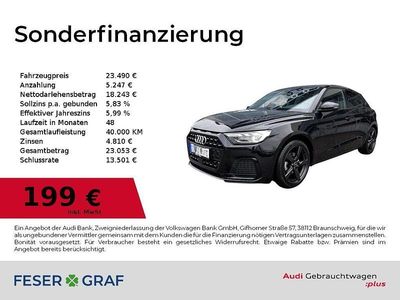 Gebraucht Audi A1 Sportback Sport 116 PS (85 kW) 2025 Mythosschwarz metallic Kleinwagen