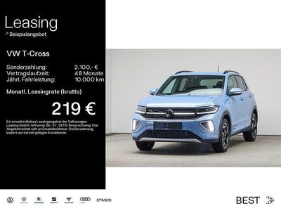 Neu VW T-Cross R-line 116 PS (85 kW) 2026 Blau SUV