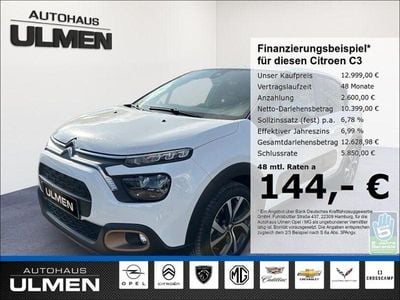 Weiß Gebraucht 2023 Citroën C3 PureTech Kleinwagen | 11.999 € (Guter Preis)