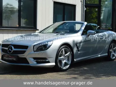 Gebraucht Mercedes SL500 AMG 435 PS (319 kW) 2015 Silber Cabrio