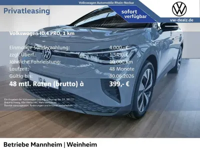 Ny VW ID.4 Pro 210 kW (286 HK) 2026 Grå SUV