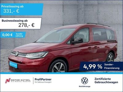 Usata VW Caddy Maxi Life 122 CV (89 kW) 2024 Rosso Monovolume