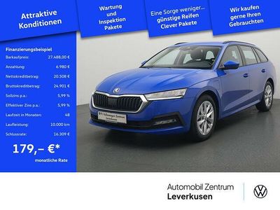Gebraucht Skoda Octavia 204 PS (150 kW) 2023 Blau / energy blau Kombi