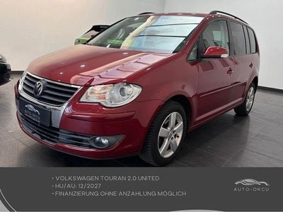 Gebraucht VW Touran United 109 PS (80 kW) 2008 Rot Van / Kleinbus