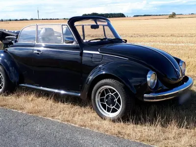 Gebraucht VW Käfer S 50 PS (36 kW) 1975 Schwarz Cabrio