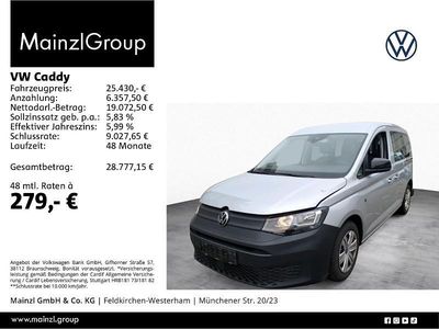 Gebraucht VW Caddy 102 PS (75 kW) 2021 Silber Van / Kleinbus
