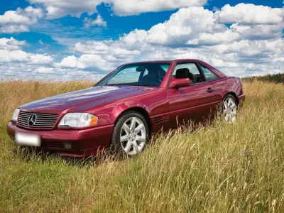 Gebraucht Mercedes SL300 231 PS (169 kW) 1992 Rot Cabrio