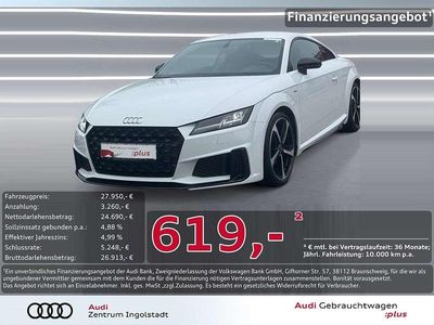 Gebraucht Audi TT S-Line 197 PS (144 kW) 2019 Gletscherweiß metallic Coupé