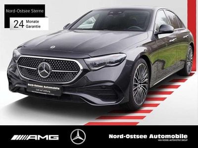 Metalliclack graphitgrau Gebraucht 2024 Mercedes E200 AMG Limousine | 54.990 € (Fairer Preis)