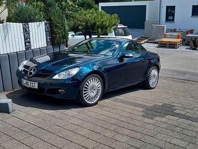 Gebraucht Mercedes SLK200 163 PS (119 kW) 2008 Blau Cabrio