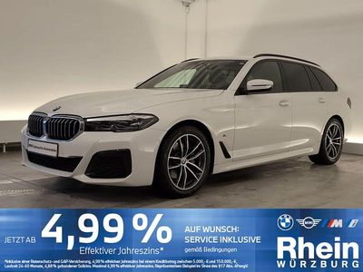 Gebraucht BMW 520 M Sport 190 PS (139 kW) 2023 Weiß Kombi