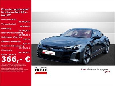 Grau Gebraucht 2023 Audi e-tron GT quattro Limousine | 82.590 € (Fairer Preis)