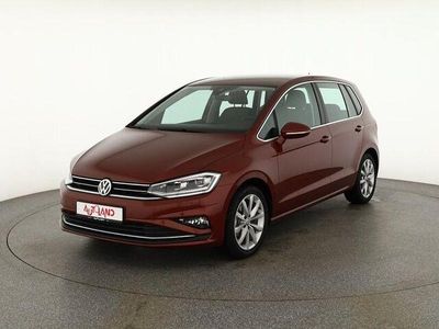 Gebraucht VW Golf Sportsvan Highline 150 PS (110 kW) 2018 Cranberry red metallic Van / Kleinbus