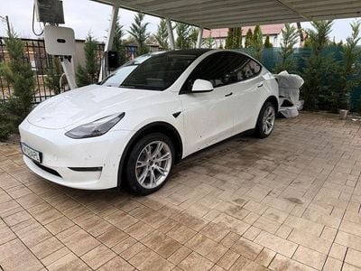 Weiß Gebraucht 2021 Tesla Model Y Long Range AWD SUV | 22.999 € (Teuer)
