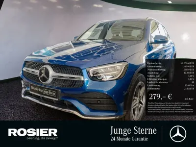 Brugt Mercedes GLC300e AMG 306 HK (225 kW) 2022 Blå SUV