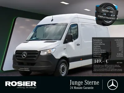 Gebraucht Mercedes E-Sprinter 85 kW (116 PS) 2022 Weiss / arktikweiss Van